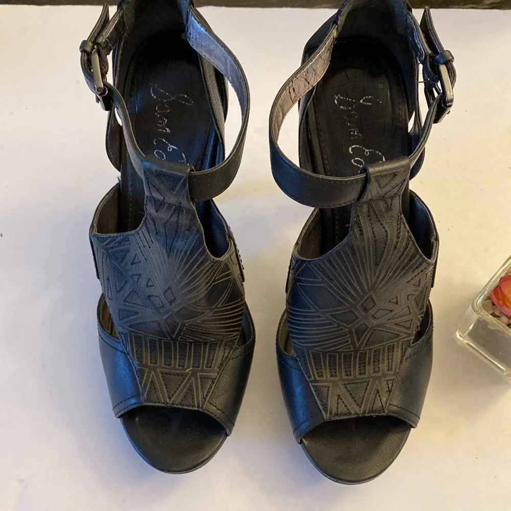 Sam Edelman | Anthropologie NEVYN platform gladiator stiletto heel women SIZE 8